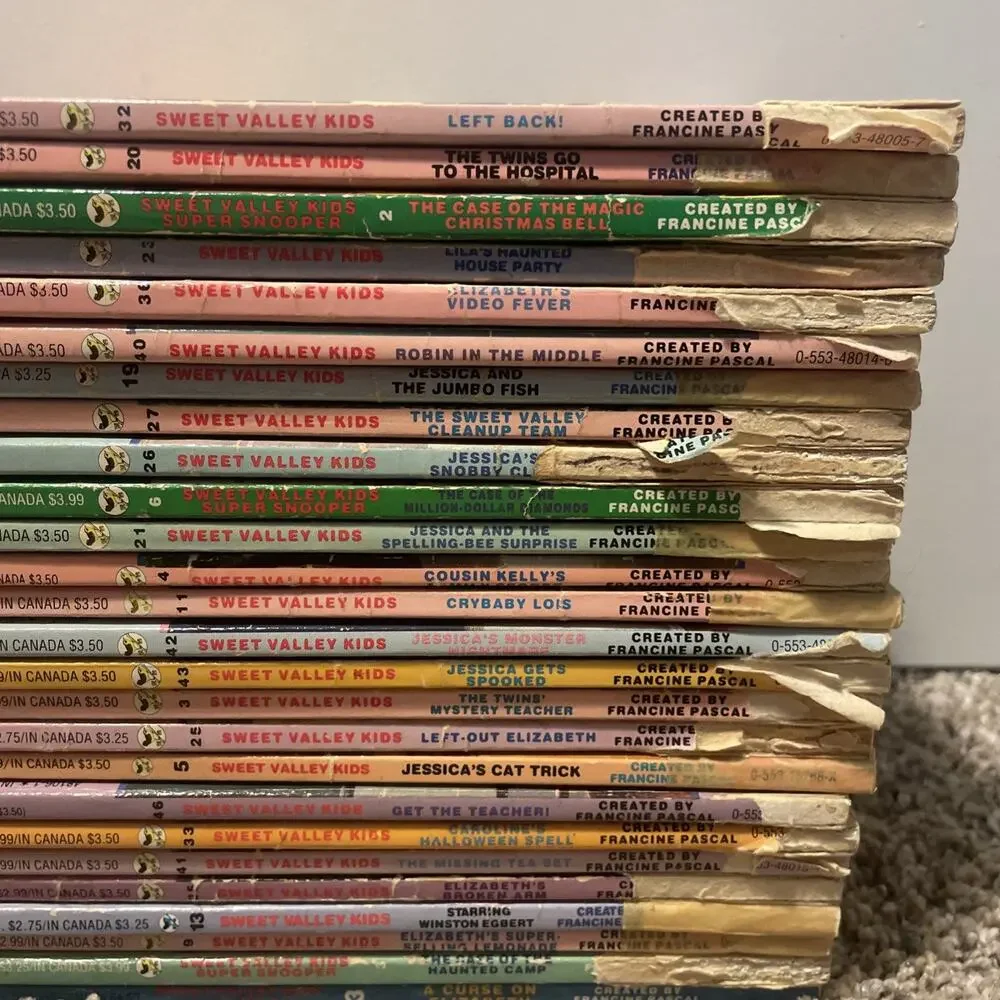 Vintage Sweet Valley Kids Lot of 26 Books Francine Pascal 90s YA Paperback Set